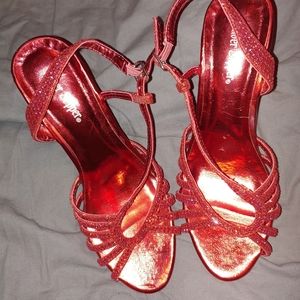 Silver Slipper brand heels size 9